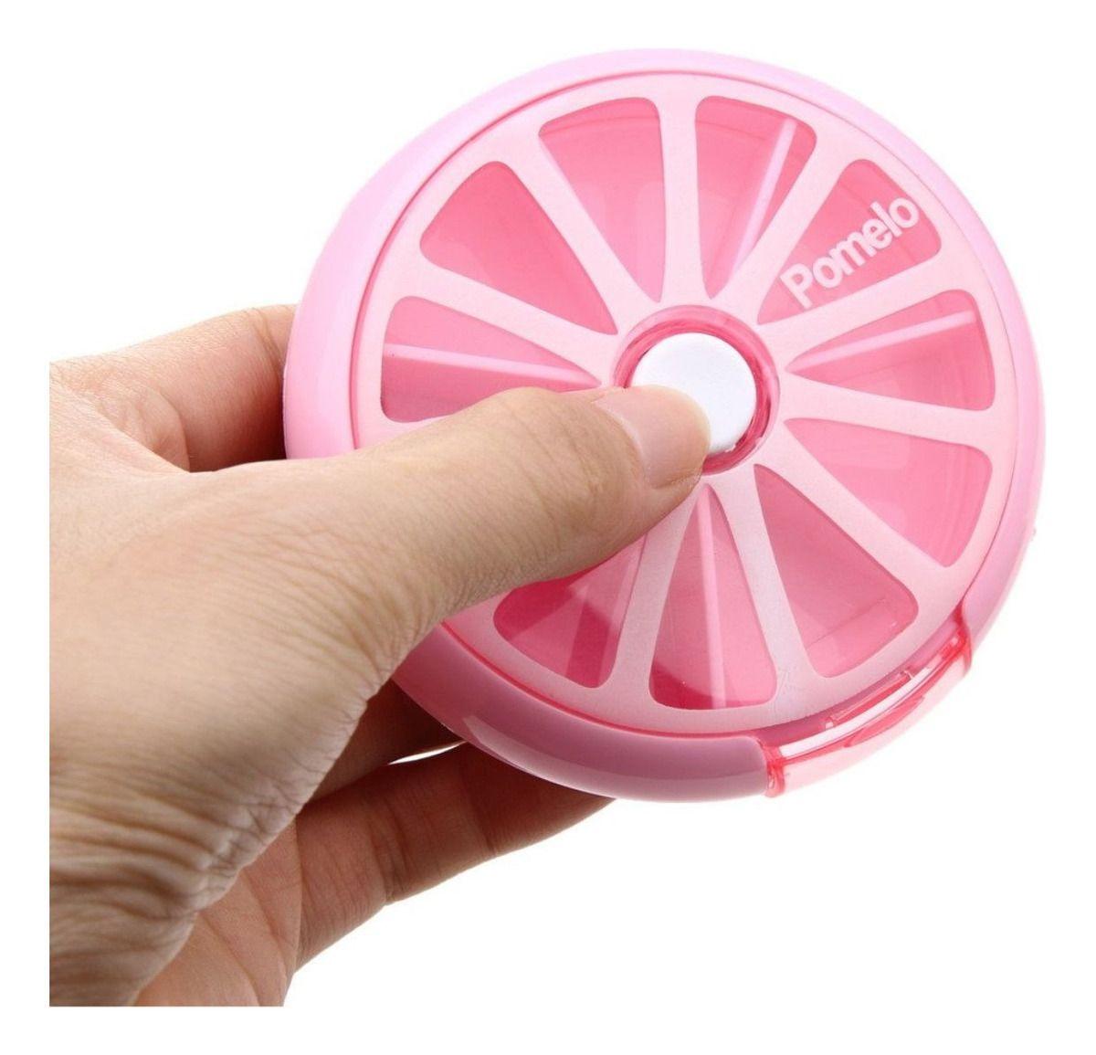 SET 3 PASTILLEROS REDONDO 7 COMPARTIMIENTO PORTATIL LAU-8