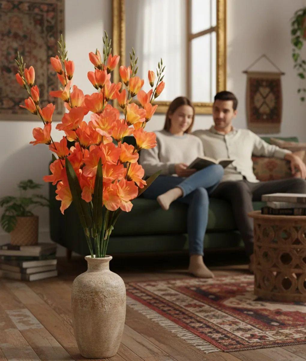 Set 2 Ramo Floral Decorativo Adorno Artificial Arreglo Jhn-2