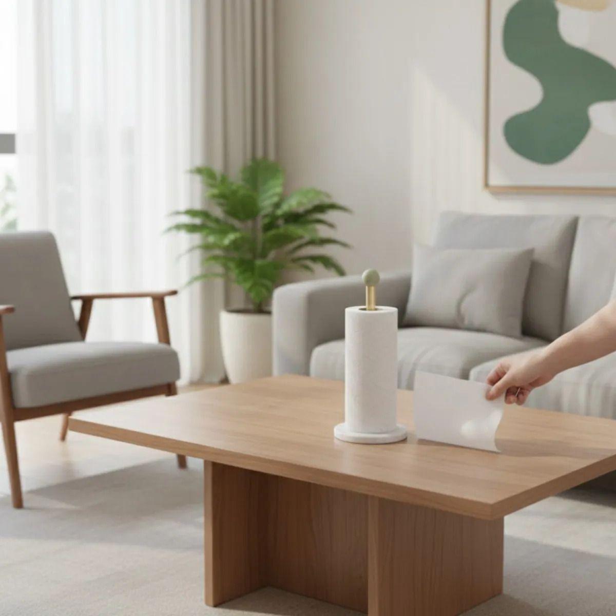Portarrollo Cocina Base Estable Decoración Minimalista AJ-7