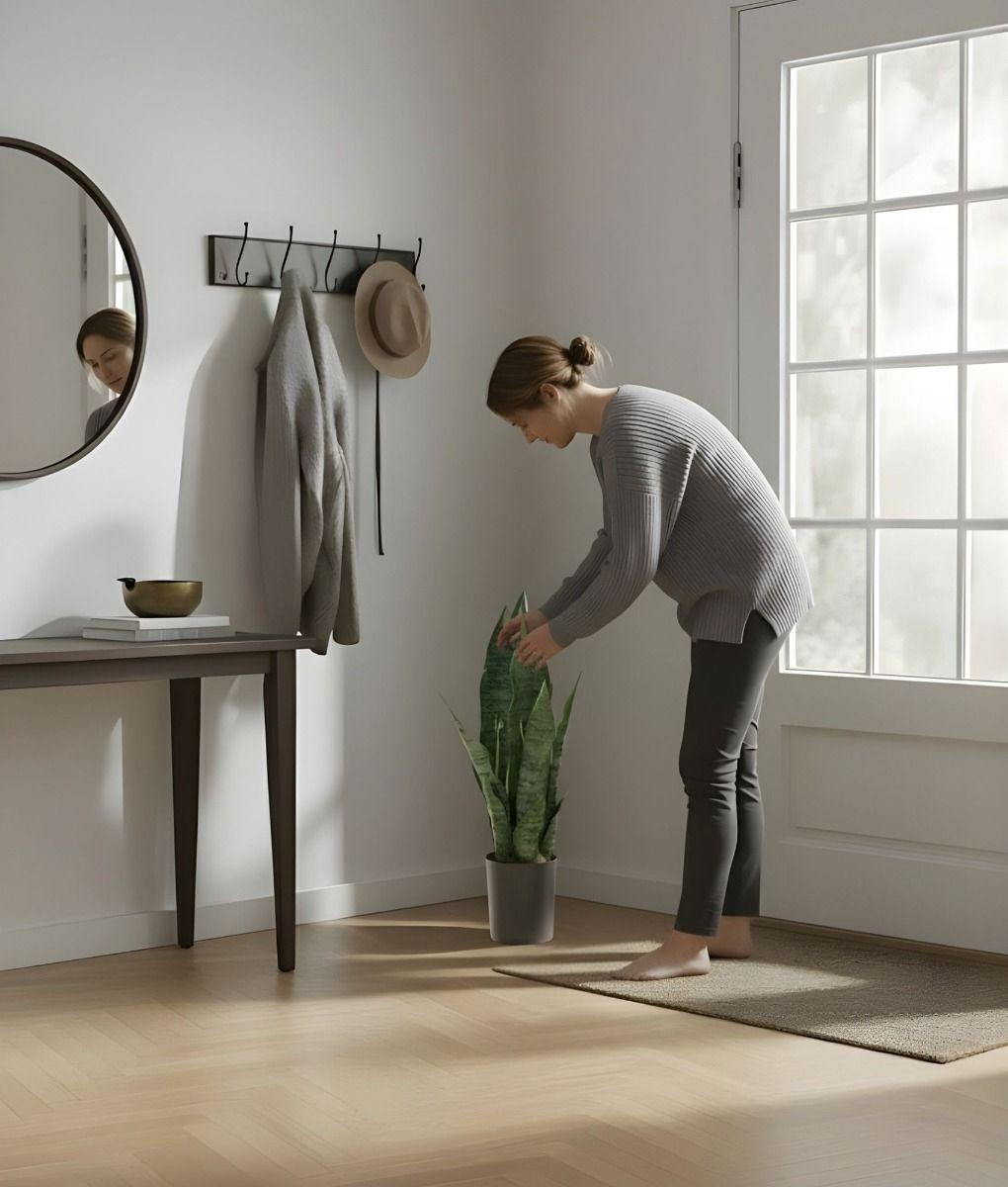 Planta Artificial Decorativa Interior Adorno Minimalista Jhn-3