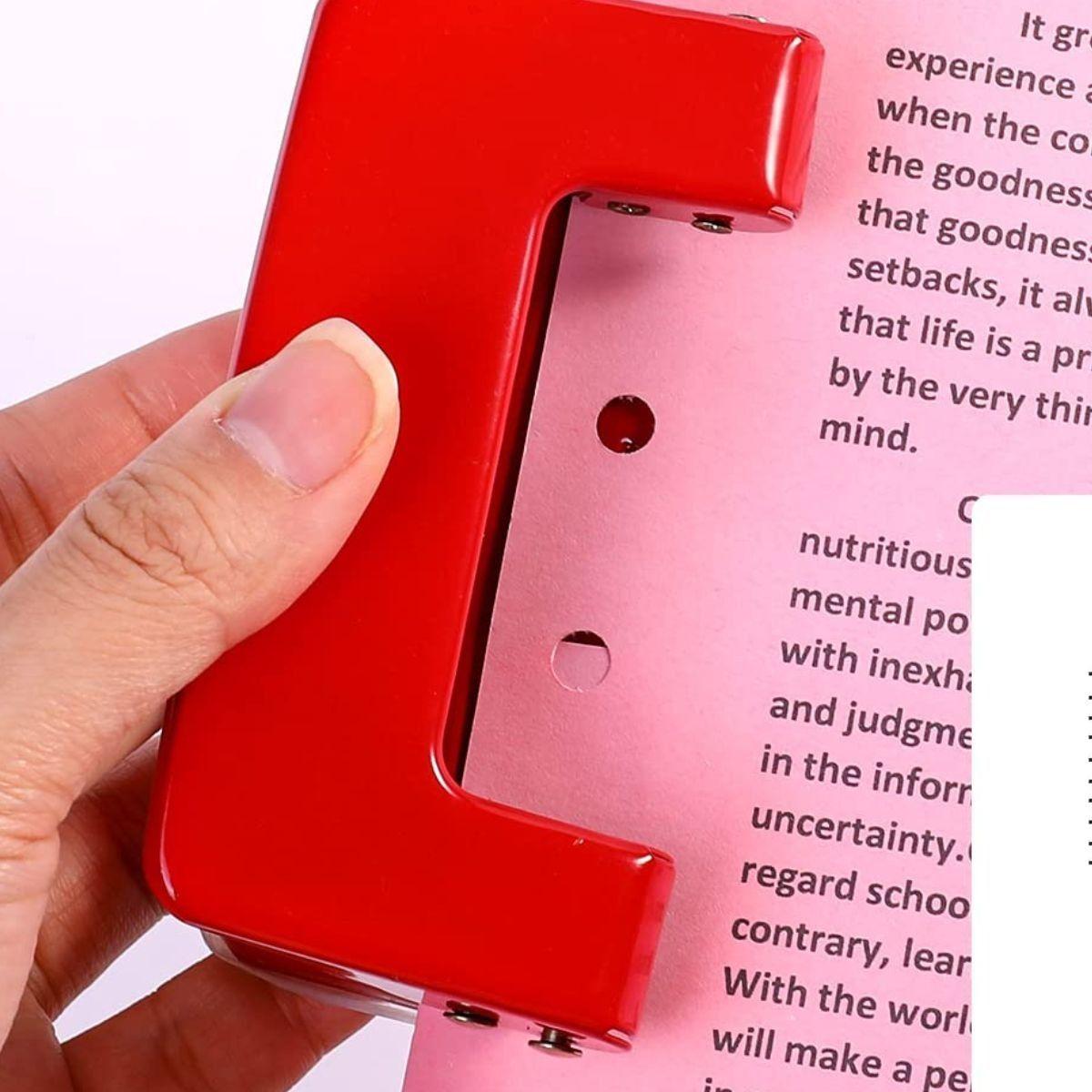 Set 4 Perforadora Papel Portátil Compacto Uso Múltiple Jhn-2