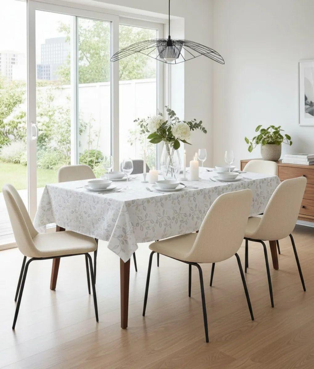 Mantel Decorativo Mesa Estilo Elegancia Botánica Hogar Jhn-6