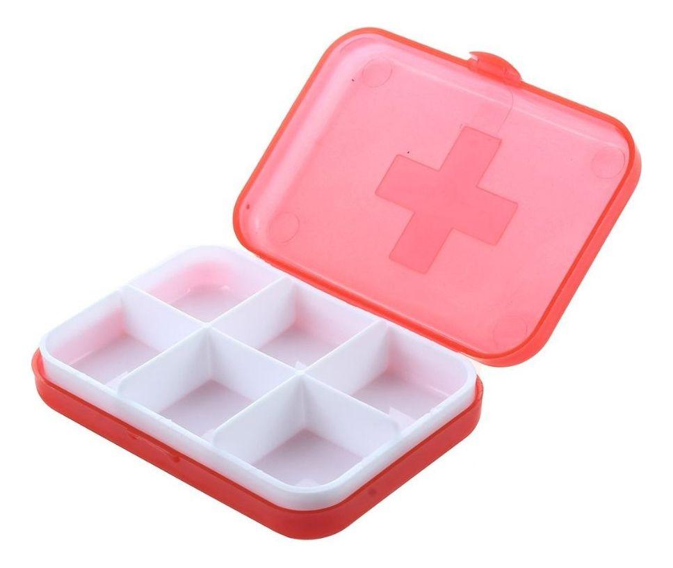 SET 5 PASTILLEROS PORTATIL VIAJE 6 COMPARTIMIENTO LAU-1