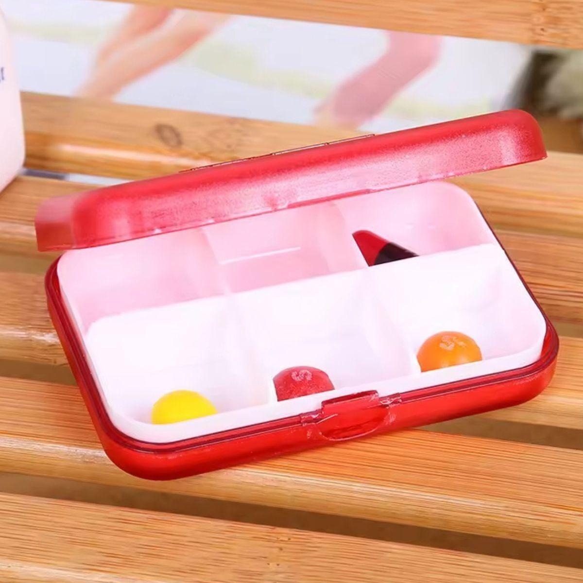 SET 5 PASTILLEROS PORTATIL VIAJE 6 COMPARTIMIENTO LAU-7