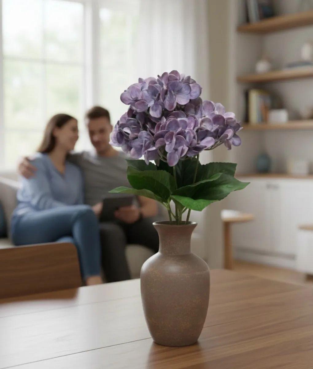 Ramo Decorativo Artificial Hortensias Adorno Floral Jhn-2