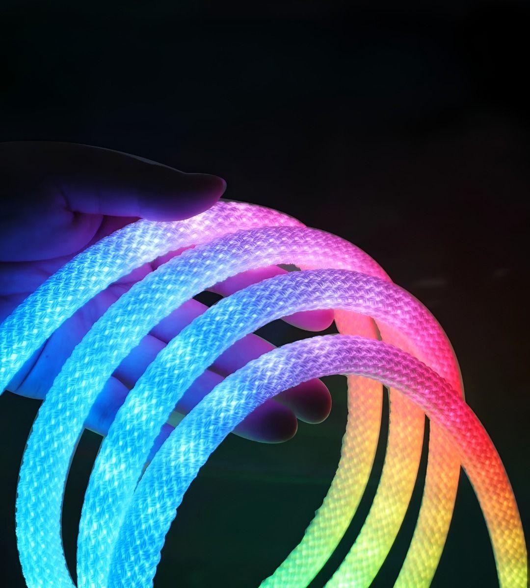 Luces LED Cuerda Tejido Reticulado Luminoso Neon 5m Jhn-6