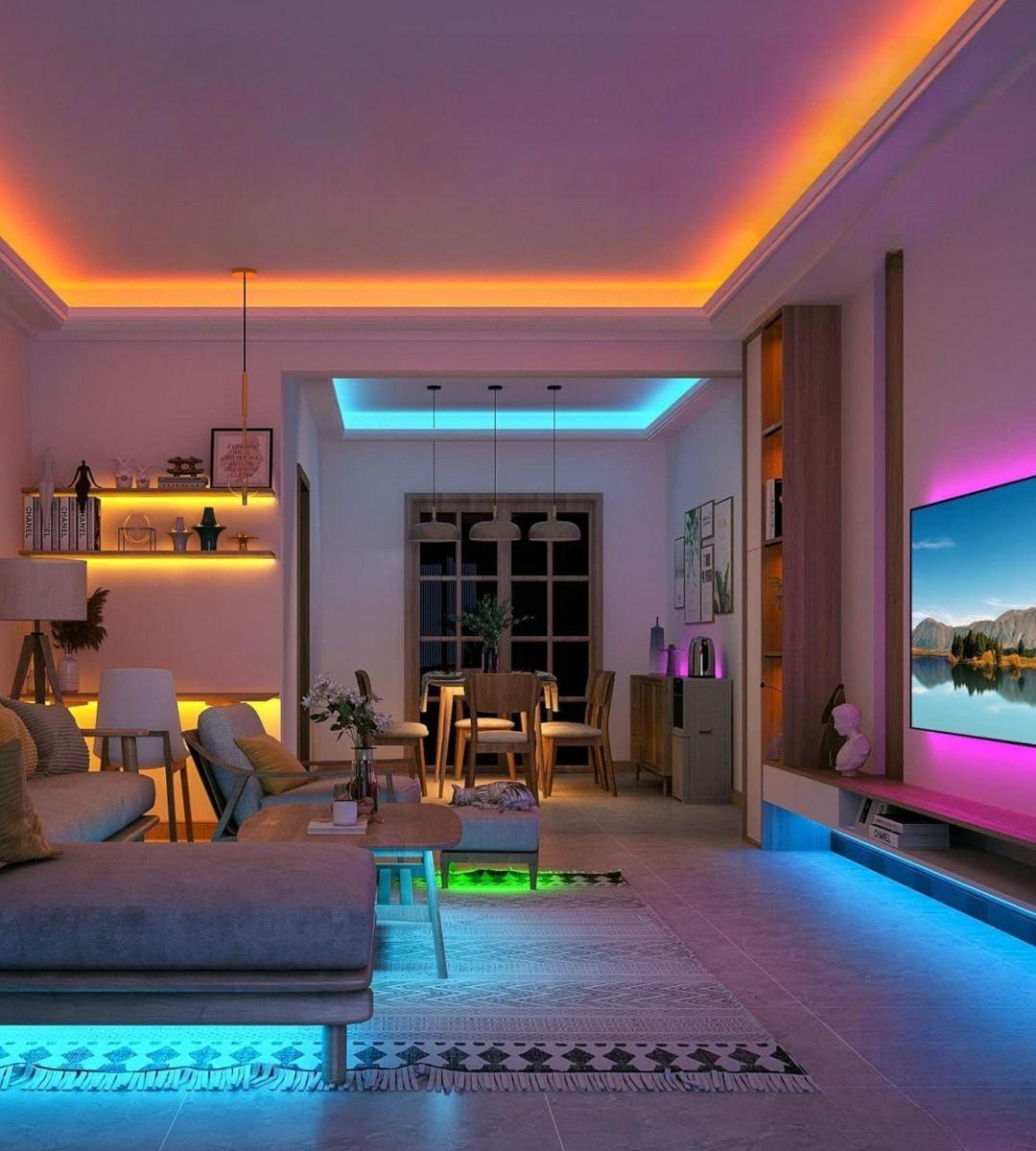 Luces LED Cuerda Tejido Reticulado Luminoso Neon 5m Jhn-9