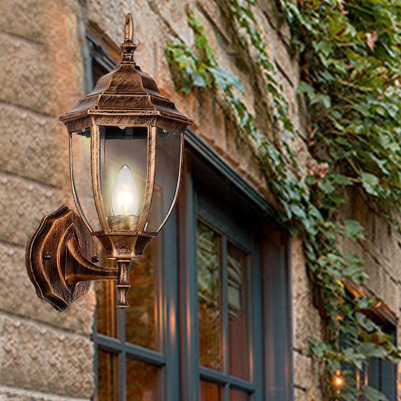 Lámpara Pared Estilo Europeo Retro Metal Aplique Jhn-5
