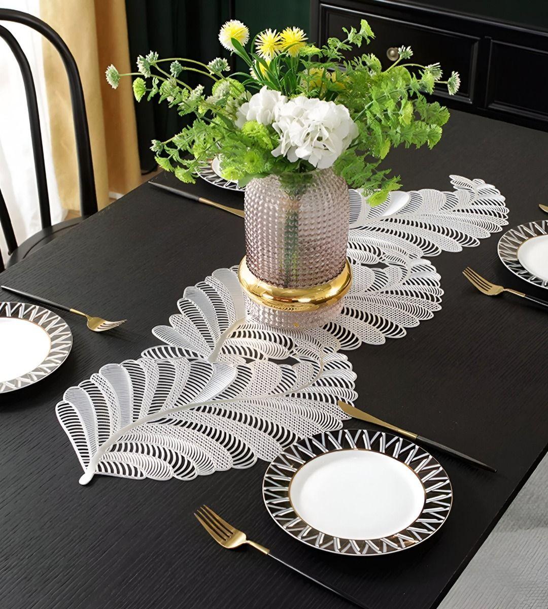 Set 3 Camino De Mesa Decorativo Resistente Impermeable Jhn-4