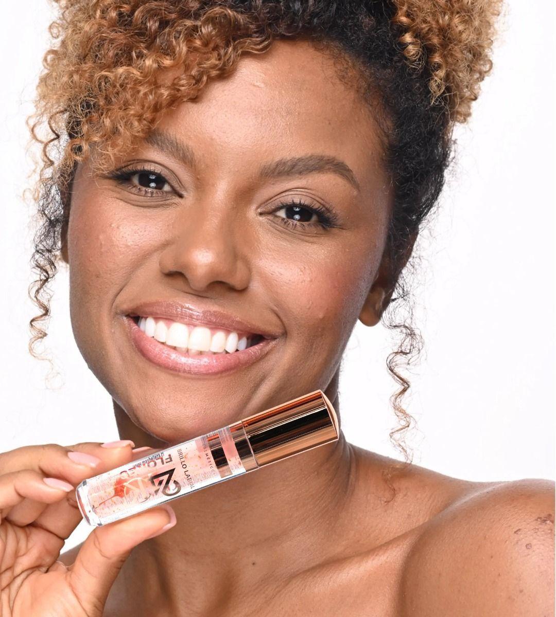 Set 3 Brillo Labial 24K Flores Hidrata Nutre Jhn-7