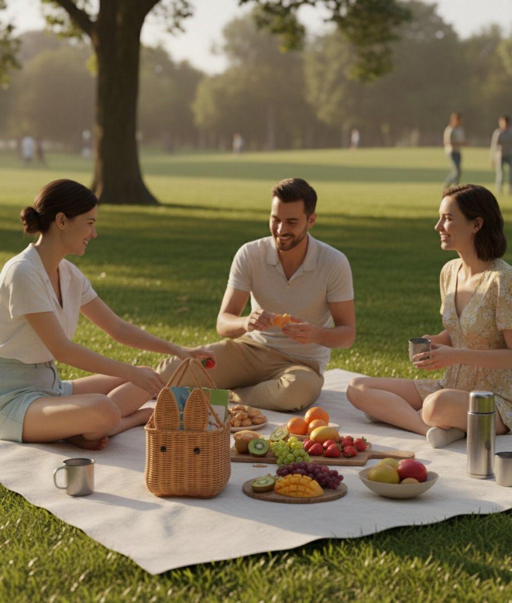 Canasto Decorativo Cesto Encantador Diseño Conejo Jhn-5