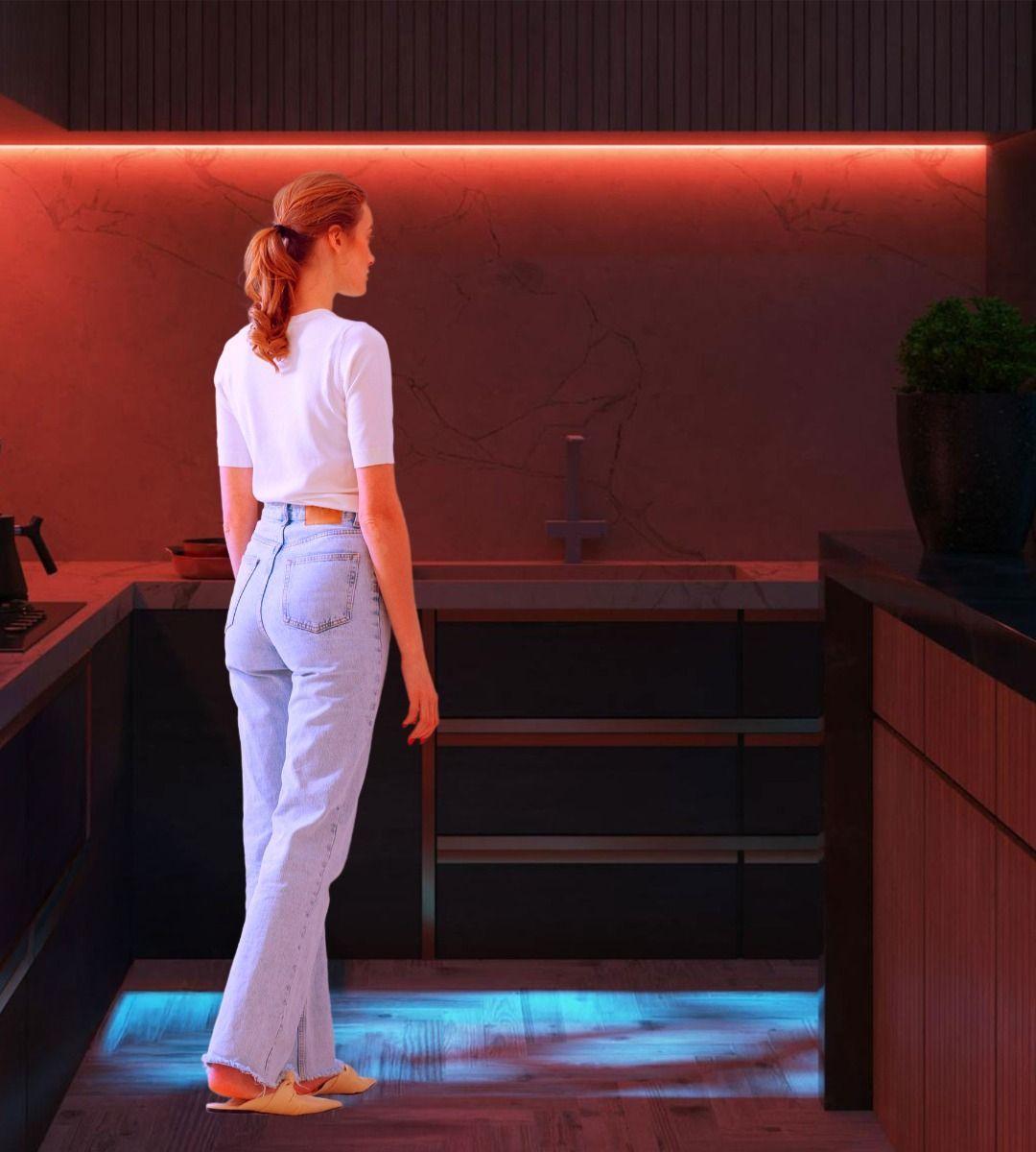 Cinta De Luces LED De Color Rojo Decorativa Jhn-8