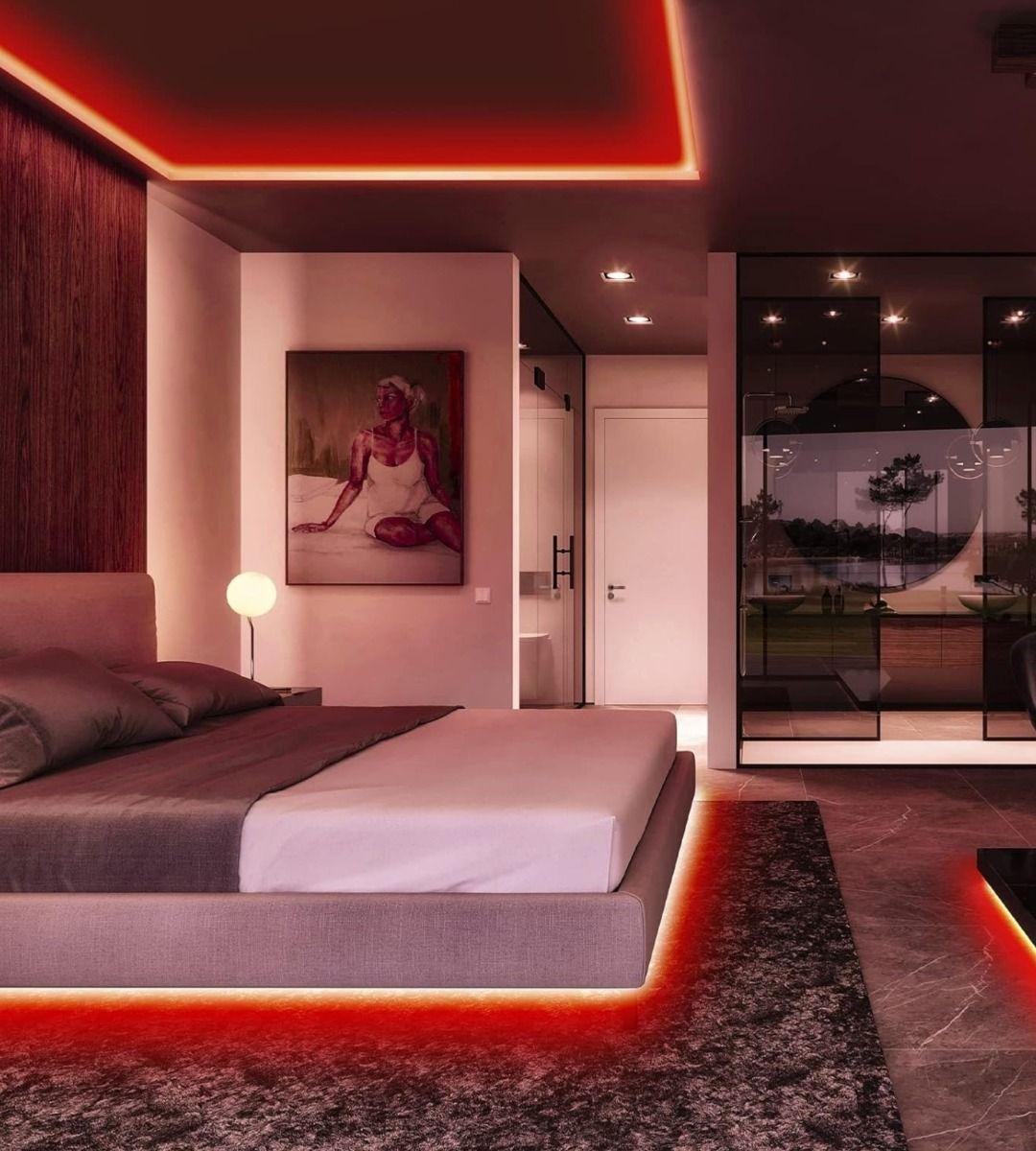 Cinta De Luces LED De Color Rojo Decorativa Jhn-9