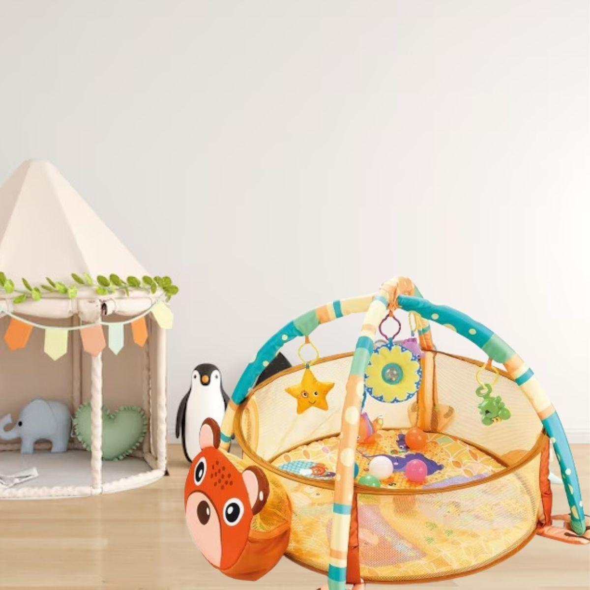 CENTRO DE ACTIVIDAD GIMNASIO DE PELOTAS 3 EN 1 BEBE LAU-6