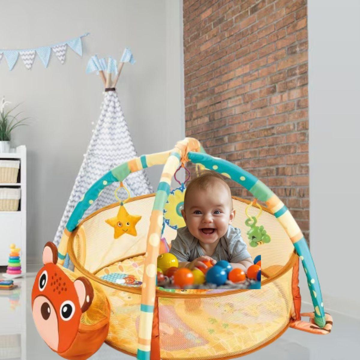 CENTRO DE ACTIVIDAD GIMNASIO DE PELOTAS 3 EN 1 BEBE LAU-7