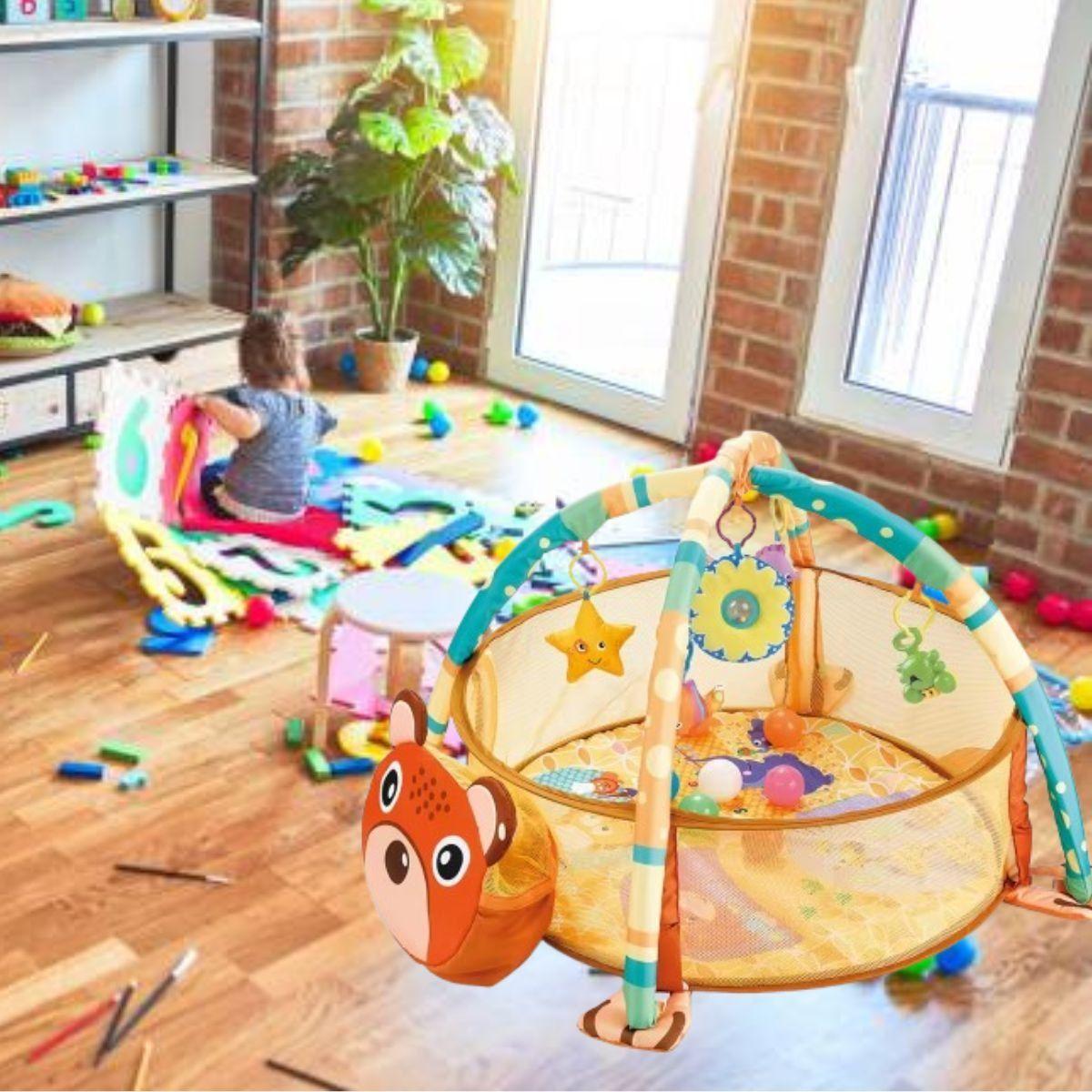 CENTRO DE ACTIVIDAD GIMNASIO DE PELOTAS 3 EN 1 BEBE LAU-9