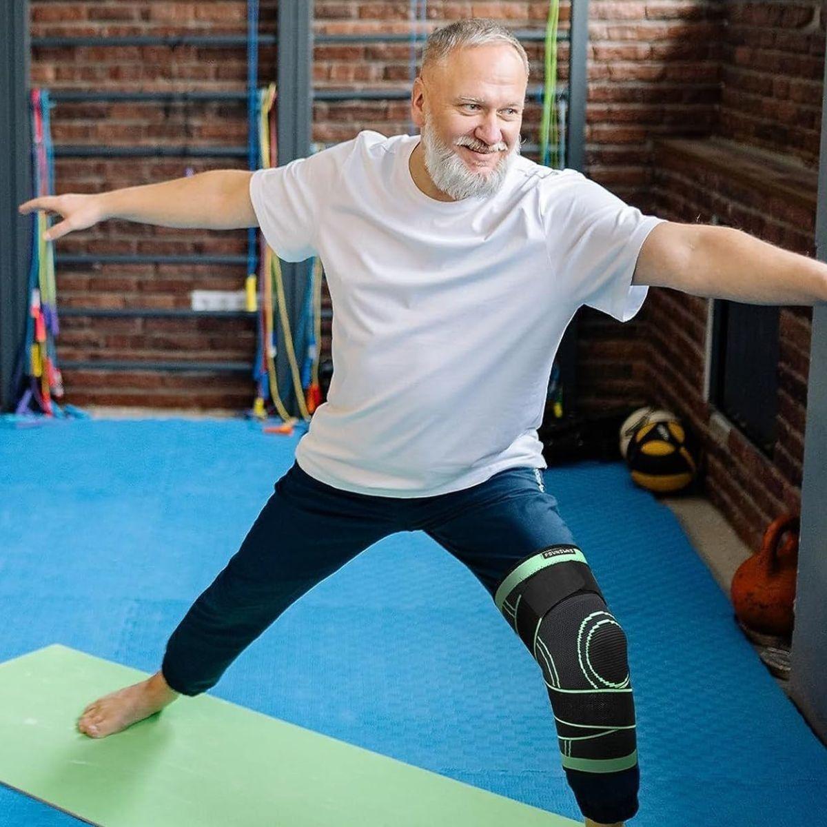 SET 2 RODILLERA SOPORTE VELCRO AJUSTABLE CON SOPORTE LAU-4