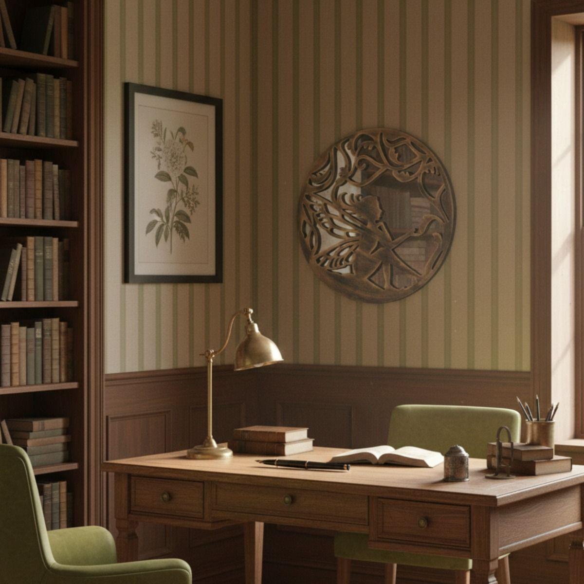 Espejo Decorativo Pared Adorno Diseño Despertar Hada Jhn-8