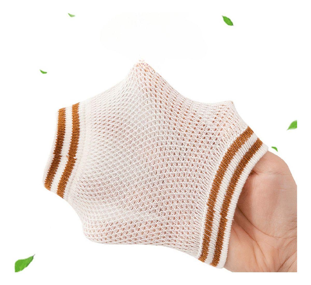 Set 3 Rodilleras Algodón Proteccion Antideslizante Bebe Lau-3