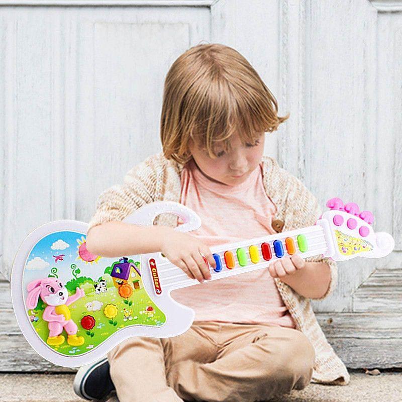 Juguete Guitarra Coloridad Sonido Musical Niño Lau-3