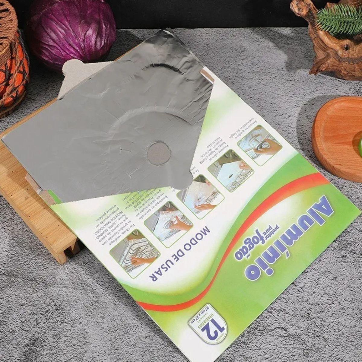 Set 5 Papel Aluminio Lámina Protectora Reutilizable Jhn-7