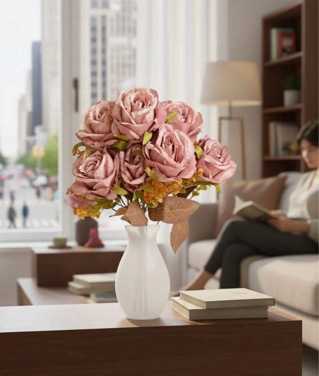 Flor Artificial Ramo Decorativo Belleza Diseño Realista Jhn-2