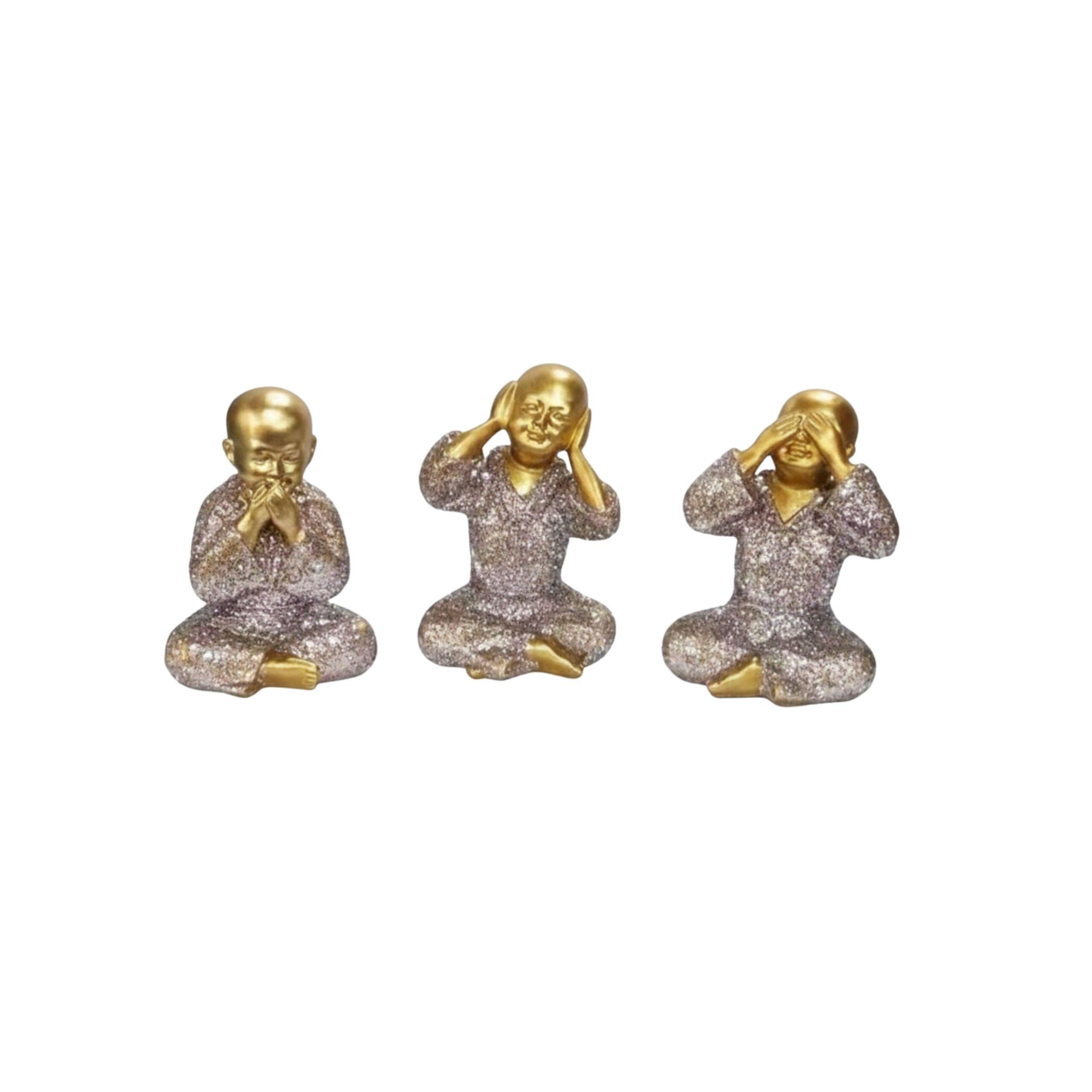 Figuras 3 Monjes Budistas Decorativos No Veo No Oigo ALJ-1
