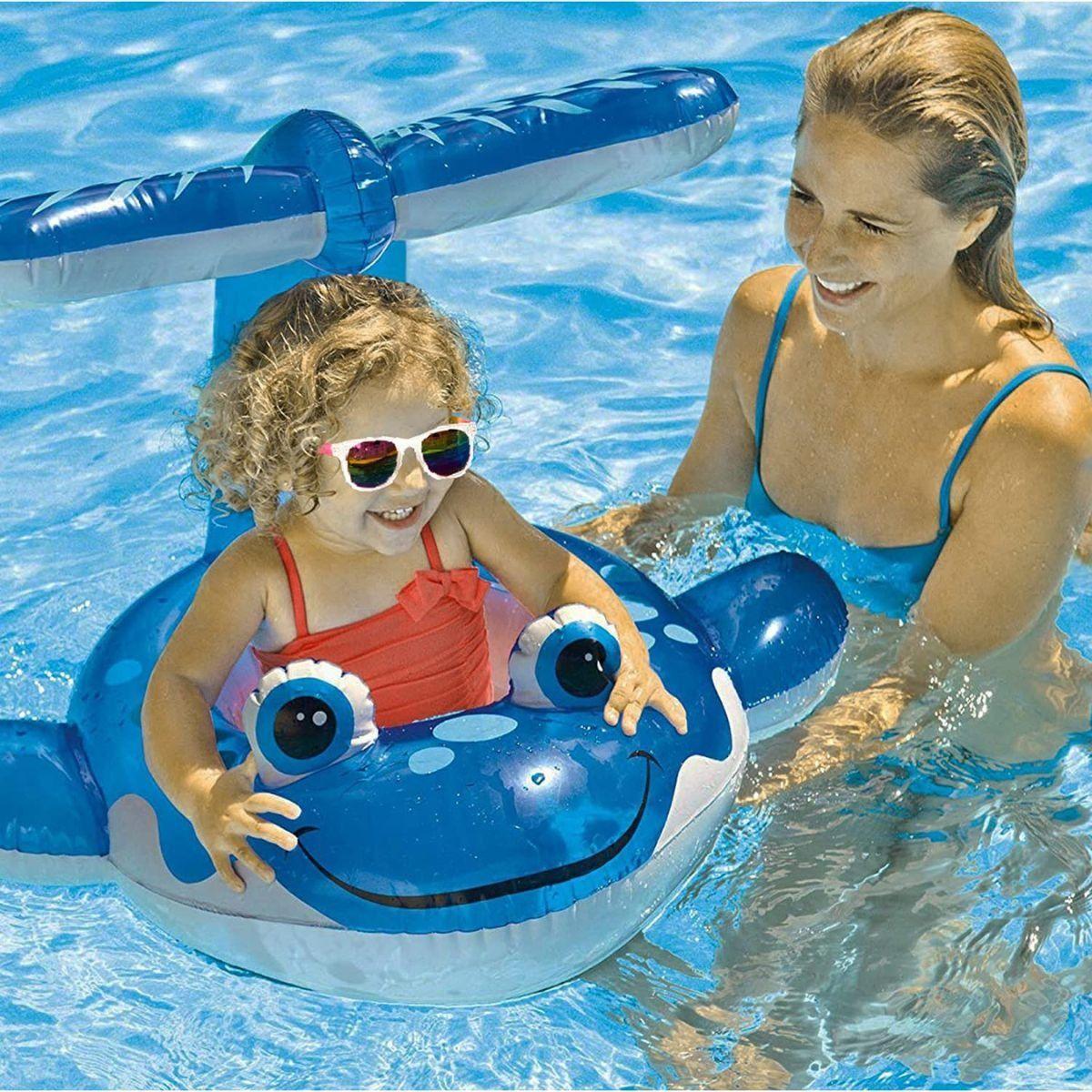 FLOTADOR INFLABLE INFANTIL BALLENA PISCINA VERANO NIÑOS LAU-1