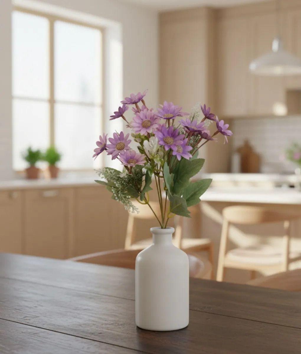 Set 5 Ramo Flores Silvestres Artificiales Decorativas Jhn-6