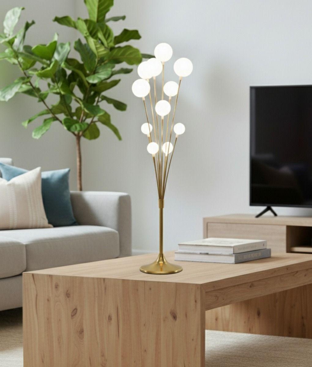 Lámpara Pie Ramo Estelar Iluminación Escultural Ambiente Jhn-5