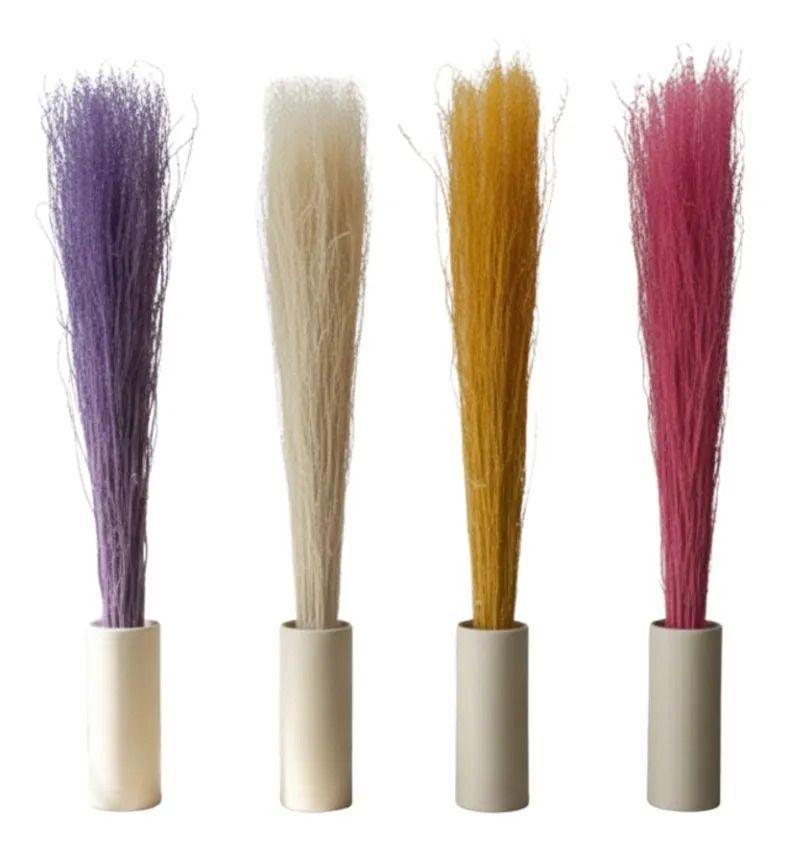 Set 4 Follajes Decorativos Floreros Espacios Modernos AJ-0