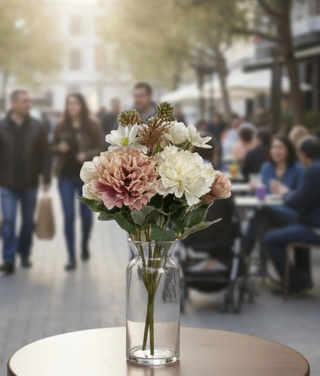 Ramo Floral Decorativo Arreglo Artificial Silvestre Jhn-5