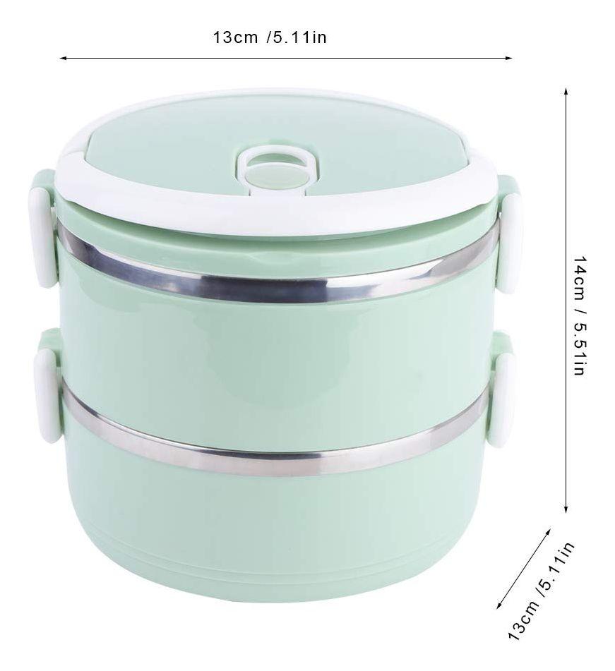Lonchera Doble Compartimiento Térmica Colores Comida Jhn-8