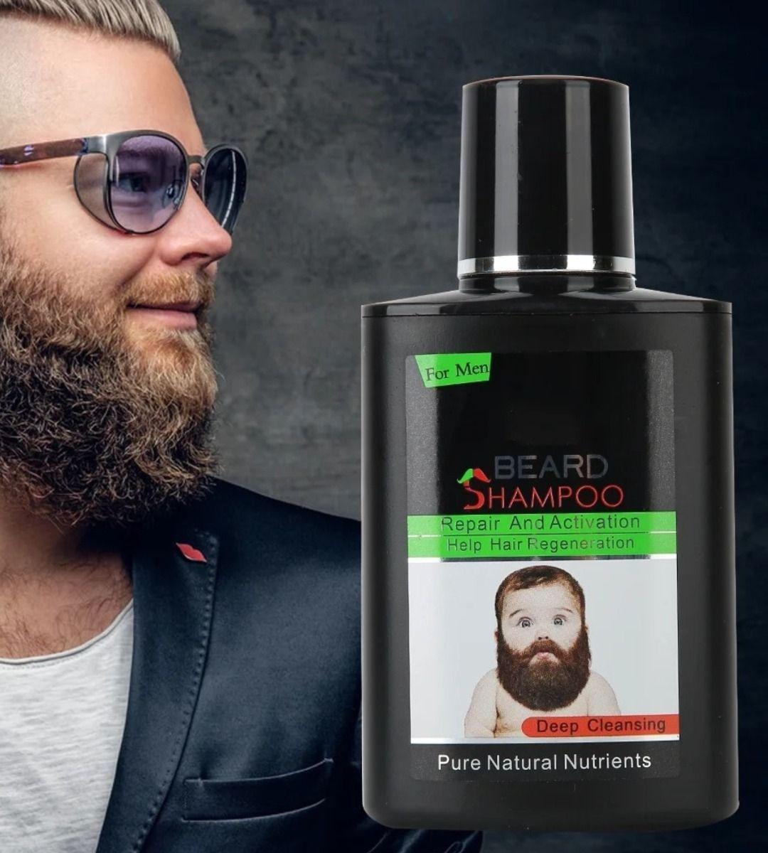 Set 2 Shampoo Cuidado Barba Limpia Suave Repara Regenera Jhn-2