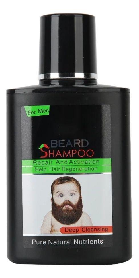 Set 2 Shampoo Cuidado Barba Limpia Suave Repara Regenera Jhn-9