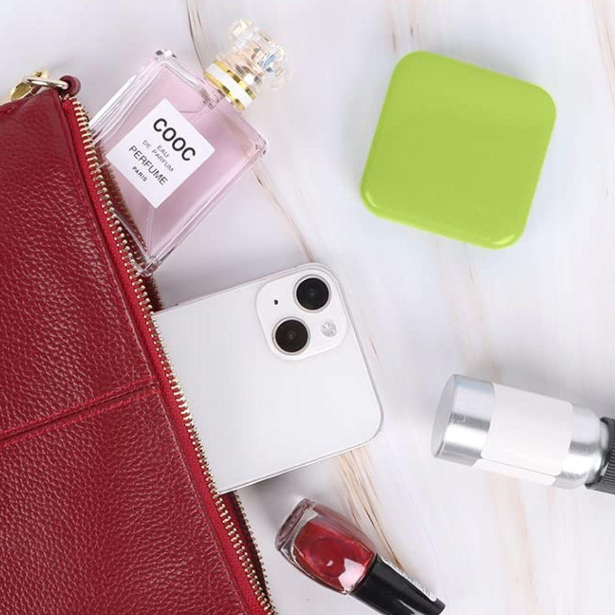 SET 6 PASTILLEROS MINI 2 COMPARTIMIENTO VERDE PORTATIL LAU-3