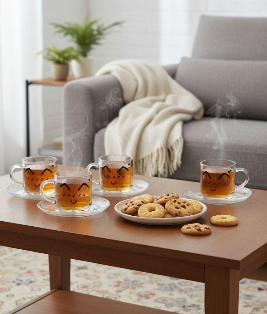 Juego Taza Soporte Plato Decorativo Organizador Cocina Jhn-6