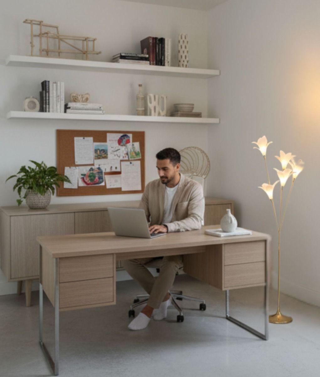 Lámpara Pie Decorativa Forma Lirio Moderno Floral Jhn-5