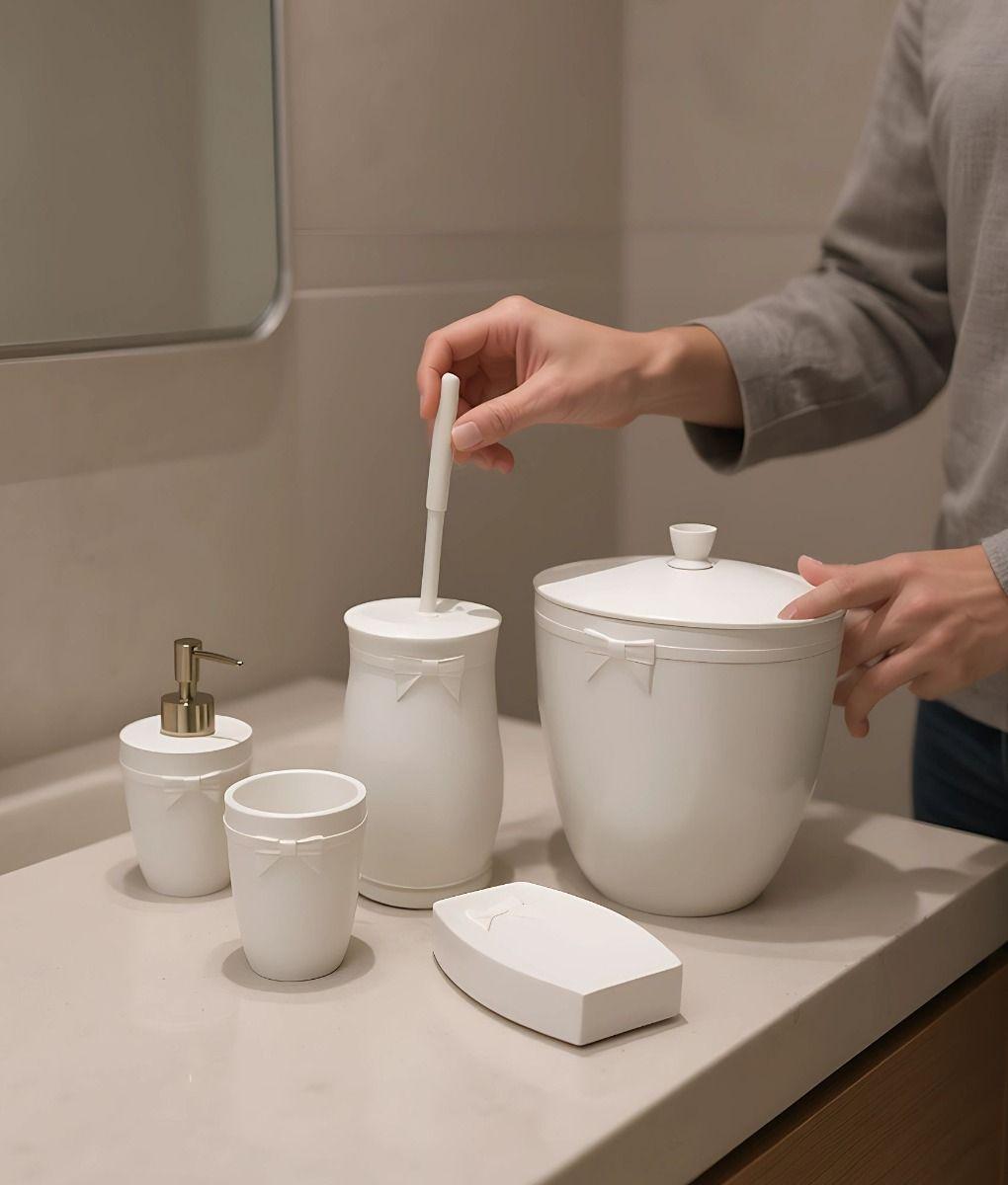 Set Accesorios Baño Decoración Lujo Minimalista Hogar Jhn-3