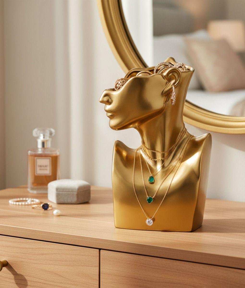 Soporte Decorativo Joyas Exhibidor Adorno Silueta Jhn-5