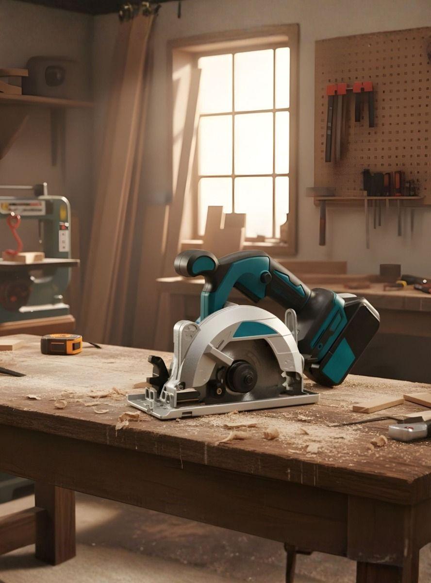 Sierra Circular Inalámbrica Diseño Ergonómico Compacto Jhn-5