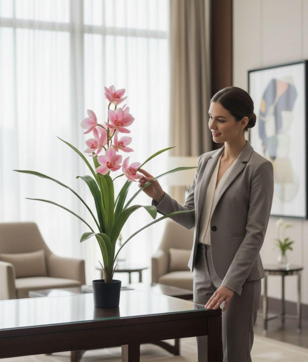 Planta Artificial Decorativa Adorno Jardín Moderno Hogar Jhn-3