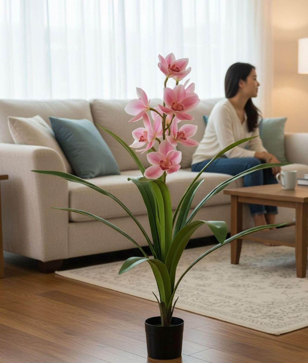 Planta Artificial Decorativa Adorno Jardín Moderno Hogar Jhn-4