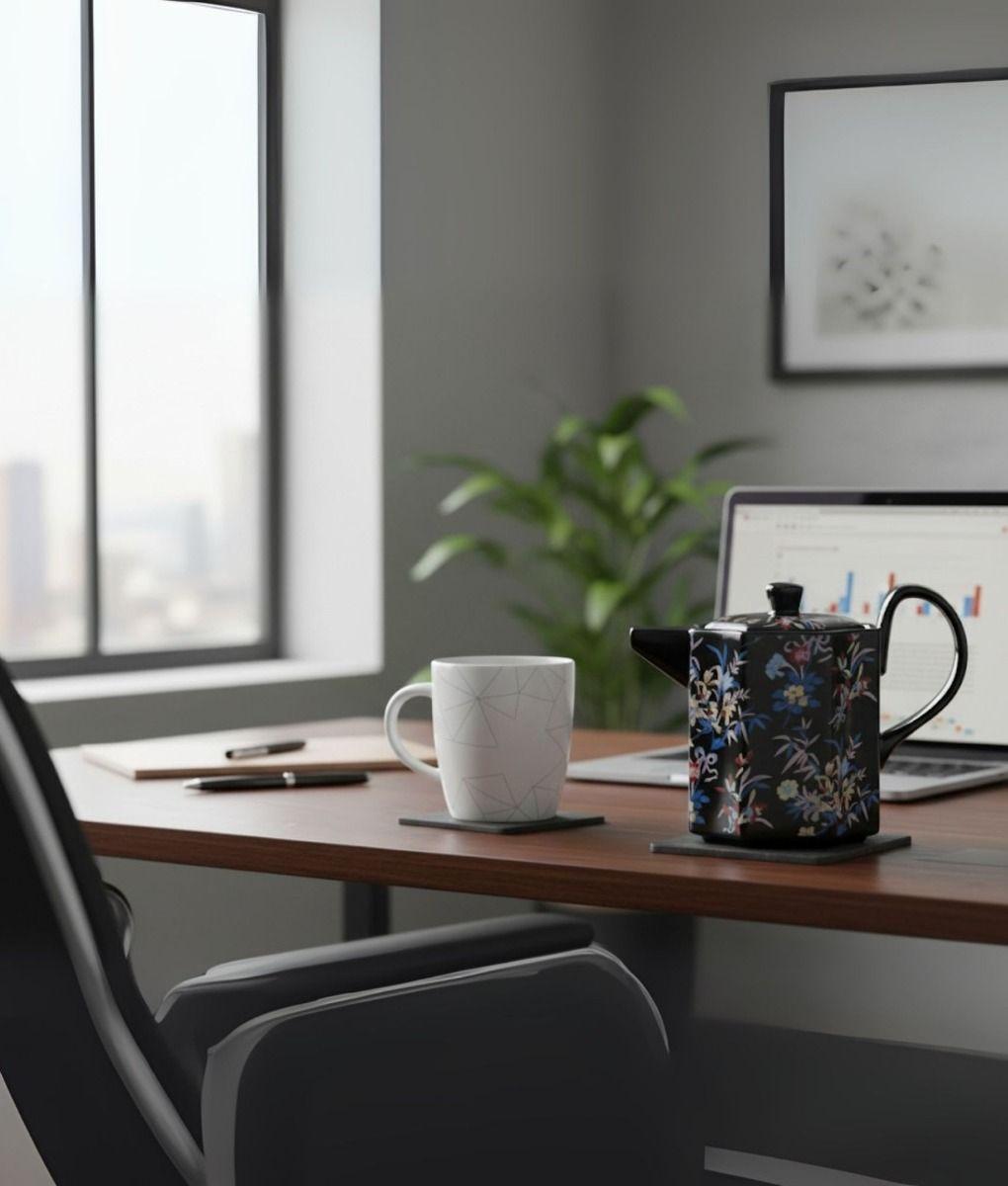 Tetera Diseño Geométrico Elegante Decoración Hogar Jhn-9