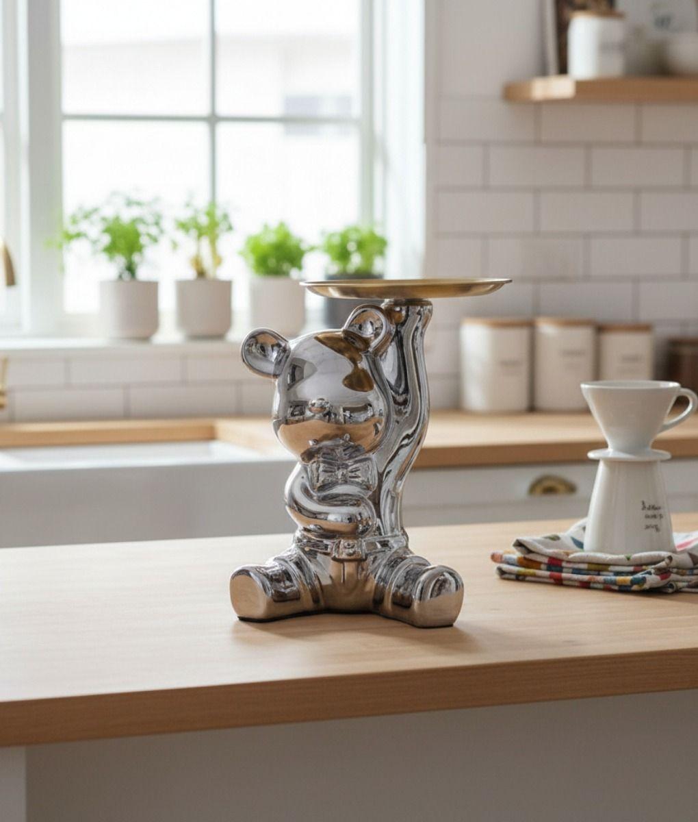 Figura Decorativa Oso Estilo Urbano Organizador Bandeja Jhn-3