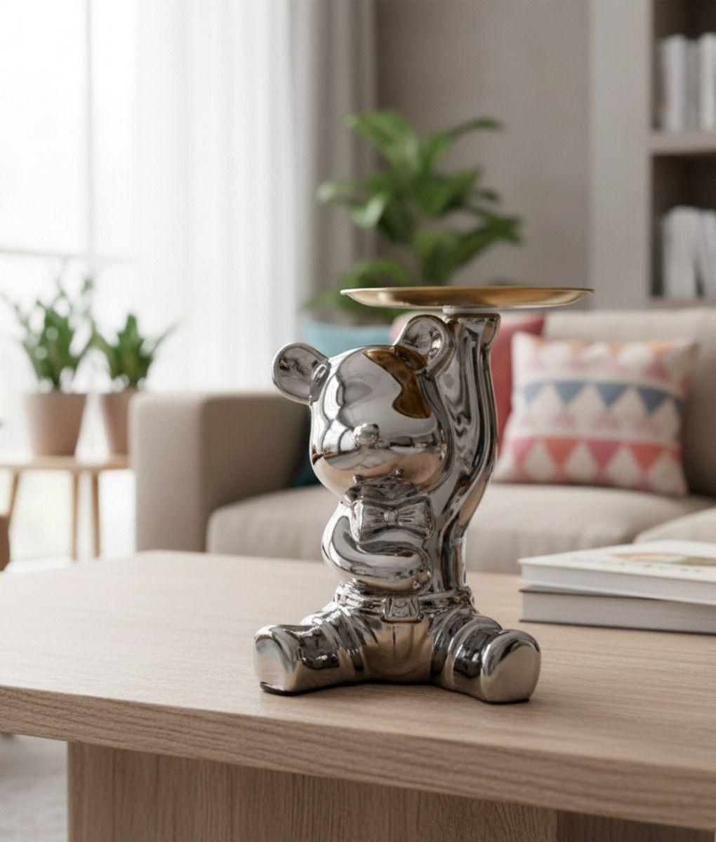 Figura Decorativa Oso Estilo Urbano Organizador Bandeja Jhn-9