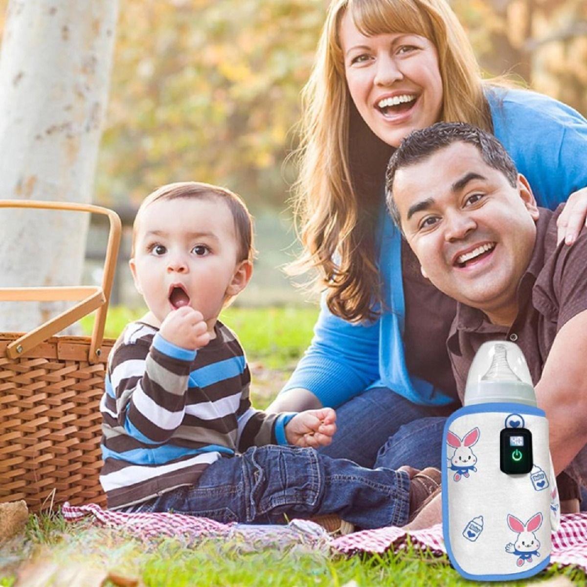 Calentador Biberon Temperatura Viaje Portatil Bebes Lau-1