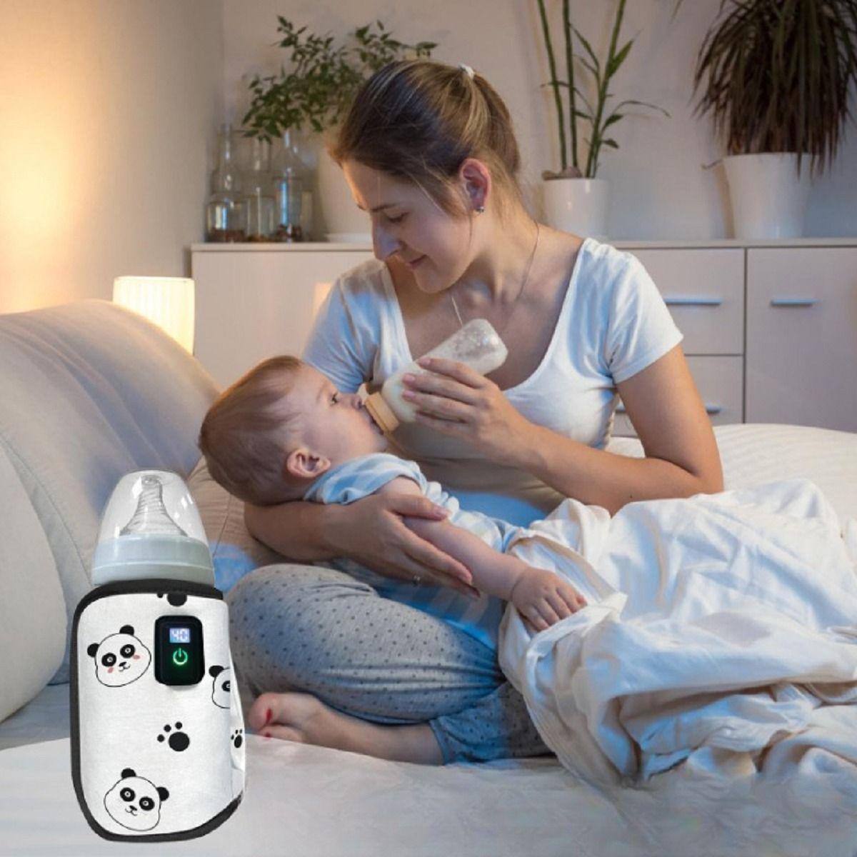 Calentador Biberon Temperatura Viaje Portatil Bebes Lau-3