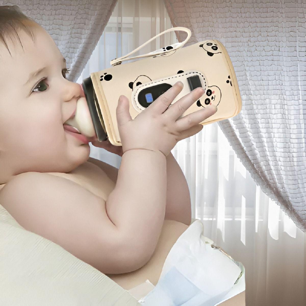 Calentador Biberon Temperatura Viaje Portatil Bebes Lau-4