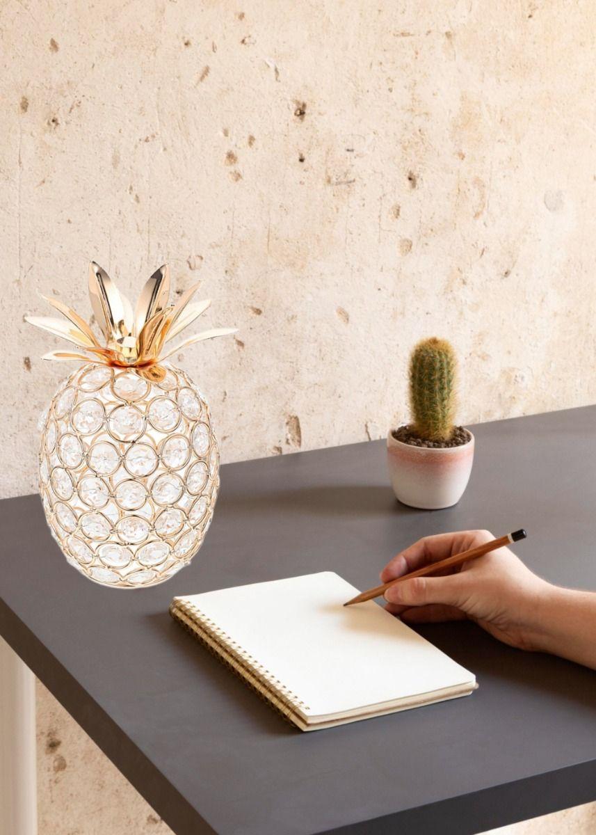 Figura Decorativa Adorno Piña Centro Mesa Elegante Jhn-3
